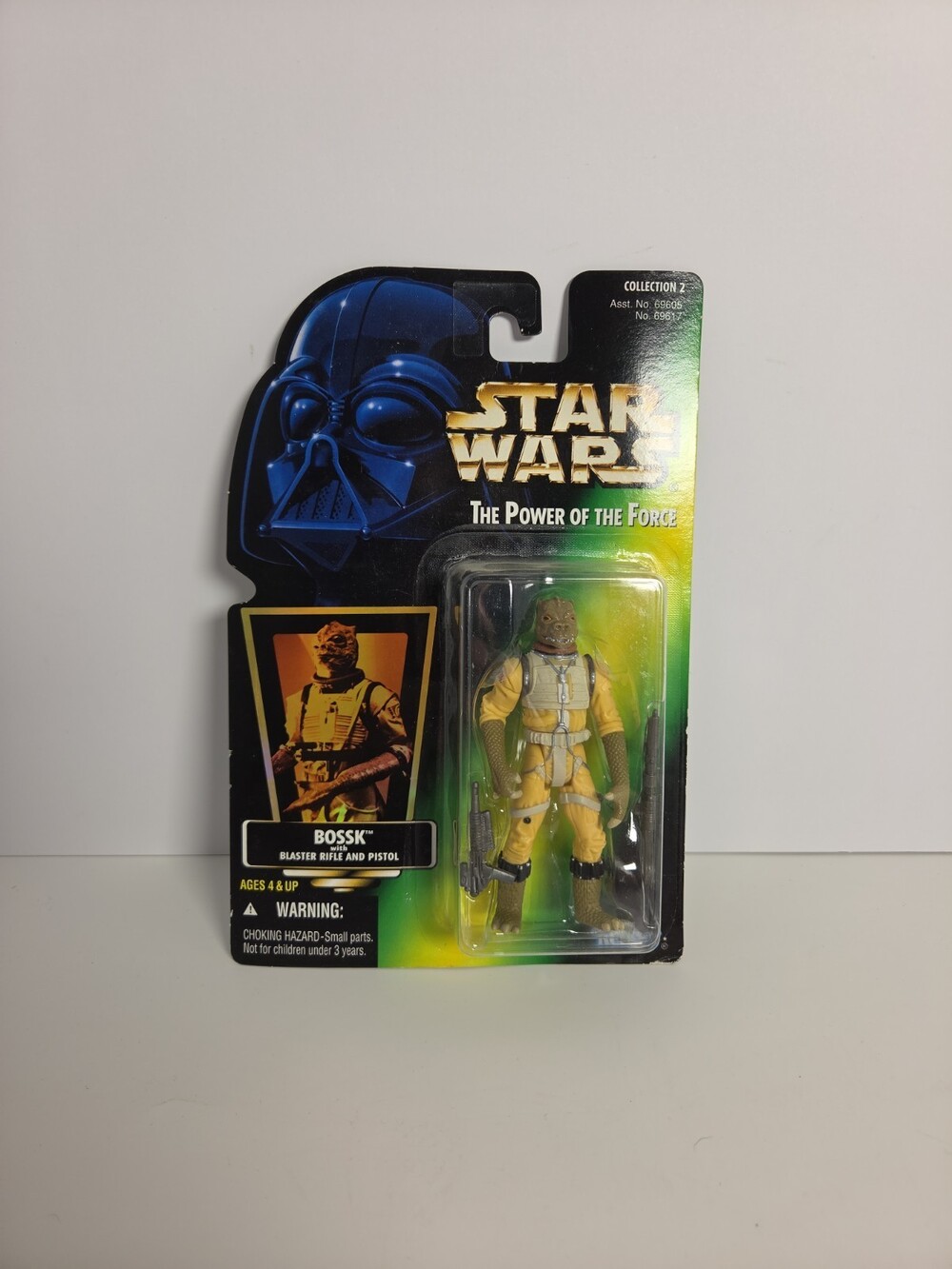 Star Wars The Power of the Force Bossk Action Figure Hasbro Bounty Hunter 1996